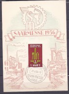 Saar1956: Michel368 - Cartes-maximum