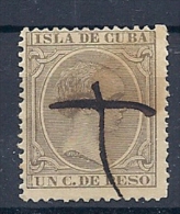 140018223  CUESP  EDIFIL  Nº  124 - Cuba (1874-1898)