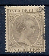 140018224  CUESP  EDIFIL  Nº  124 - Cuba (1874-1898)