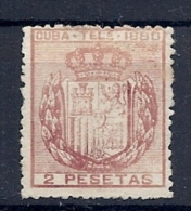 140018240  CUESP  EDIFIL  TELEGRAFOS  Nº  50  */MH  SIN GOMA  (WITHOUT GUM) - Kuba (1874-1898)
