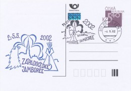 I7335 - Czech Rep. (2002) 301 00 Plzeň 1: West Bohemia Jamboree 2002 (Czech Scouting) - Cartas & Documentos