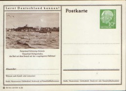 Germany/Federal Republic - Stationery Postcard Unused - P24 - Schleswig Holstein(Möwen ; Seagulls) - Postkarten - Ungebraucht