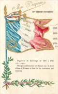 Drapeau - 82 ème Régiment D´Infanterie - Montargis - Cpa Réalisée Pour Les Poilus Par Le Peintre  Edmond Manifacier - Weltkrieg 1914-18
