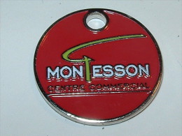 Jeton De Caddies - MONTESSON Centre Commercial - Trolley Token/Shopping Trolley Chip