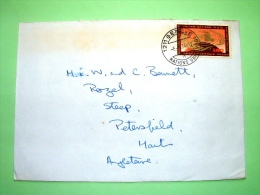 United Nations - Geneva Office 1974 Cover To England - UN Emblem Over Globe - Storia Postale