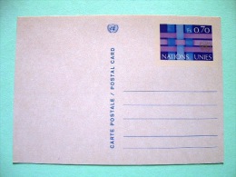 United Nations - Geneva Office 1975 Unused Pre Paid Postcard - Storia Postale