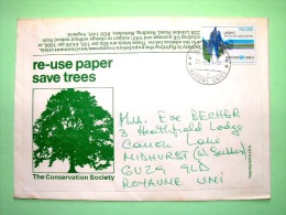 United Nations - Geneva Office 1979 Cover To England - Recycle Paper - Tree - Disaster Relief Coordination - Earthquake - Storia Postale