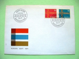 Switzerland 1971 FDC Cover - Europa CEPT - Covers & Documents