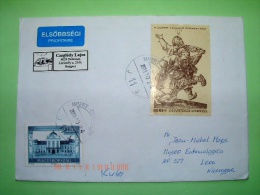 Hungary 2011 Cover To Nicaragua - Durer Painting Dance - Palace - Chair On Back - Covers & Documents