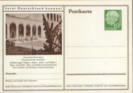 Germany/Federal Republic - Stationery Postcard Unused -P24 - Staatsbad Kissingen Kurgarten Mit Arkaden - Postcards - Mint