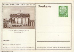 Germany/Federal Republic - Stationery Postcard Unused -P24 - Berlin, Brandenburger Tor - Cartes Postales - Neuves