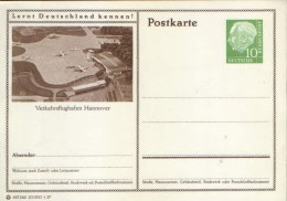 Germany/Federal Republic - Stationery Postcard Unused -P24 - Hannover, Verkehrsflughafen - Postales - Nuevos