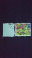 Slowakische Republik Slowakei 370 Oo/used, UNICEF-Weltkindertag: Tiere Unter Regenbogen; Zeichnung V. A. Banikova - Used Stamps