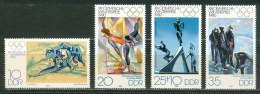 EAST GERMANY Set Mint Without Hinge - Invierno 1980: Lake Placid