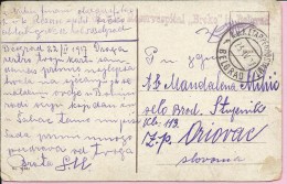 K.u.k. Etappenpostamt, Belgrad, 23.4.1917., K.u.k. Reservespital 'Brcko' In Belgrad, Postcard - Préphilatélie
