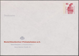 Allemagne 1977. Privatganzsache, Entier Postal Timbré Sur Commande. Bund Deutscher Philatelisten E; V. - Privé Briefomslagen - Ongebruikt