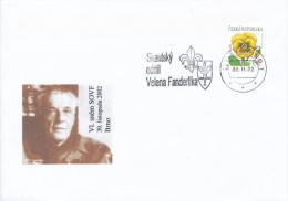I7361 - Czech Rep. (2002) 601 00 Brno 1: Scout Section Of Velen Fanderlík (1907–1985) Founder Of Scouting In Brno - Lettres & Documents