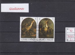 Sao Tomè E Principe 1983 - Yt 731/32 Used   Pasqua '83  Quadri Di Rembrandt - Rembrandt