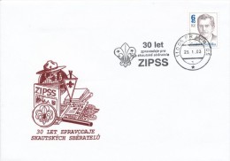 I7365 - Czech Rep. (2003) 110 05 Praha 05: 30 Years Old Newsletter For The Scout Collector "ZIPSS" - Covers & Documents