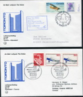 1983 Canada Germany Toronto - Dusseldorf - Toronto Lufthansa First Flight Erstflug (2) - Premiers Vols