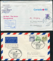 1983 Canada Germany Vancouver - Frankfurt Lufthansa First Flight Erstflug (2) - Primeros Vuelos