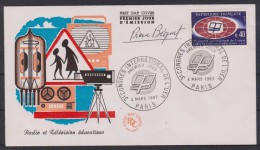 FRANCE  FDC  1967  RADIO+TELEVISION + SIGNATURE   Réf  7813 - Non Classés