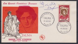 FRANCE  FDC  1961  TALMA + SIGNATURE   Réf  7814 - Non Classés