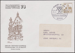 Allemagne 1978. Privatganzsache, Entier Postal Timbré Sur Commande. Naposta´78, Frankfurt Am Main. Exposition Phila - Buste - Usati