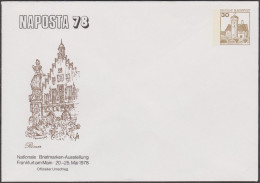 Allemagne 1978. Privatganzsache, Entier Postal Timbré Sur Commande. Naposta´78, Frankfurt Am Main. Exposition Phila - Privé Briefomslagen - Ongebruikt