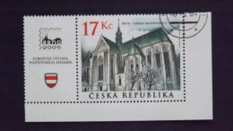 Tschechische Republik, Tschechien 389 Oo/used, Klosterkirche Mariä Himmelfahrt Der Zisterzienserinnen, Brünn - Used Stamps