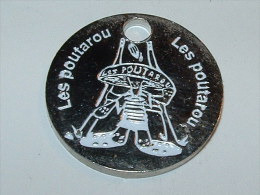 Jeton De Caddies - Les Poutarou Repro 19 C.L.M - Moneda Carro