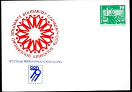 DDR PP16 C2/006 Privat-Postkarte DDR79 SOLIDARITÄT Dresden 1979 NGK 3,00 € - Privatpostkarten - Ungebraucht