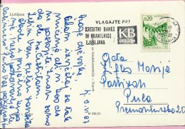 Credit Bank Ljubljana, Ljubljana, 4.6.1967., Yugoslavia, Postcard - Otros & Sin Clasificación