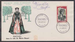 FRANCE  FDC  1961  RACHEL + SIGNATURE   Réf  7816 - Non Classés