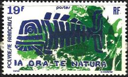 POLYNESIE FRANCAISE NATURE PROTECTION FISH 19 FR STAMP ISSUED 1975 SG199 MINT CV£14 READ DESCRIPTION !! - Nuevos