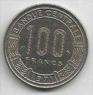 Cameroon Cameroun 100 Francs 1971. - Cameroon