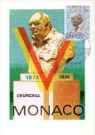 Monaco 0965 Carte Maximum 2 éme Guerre Mondiale, WWII - Massoneria