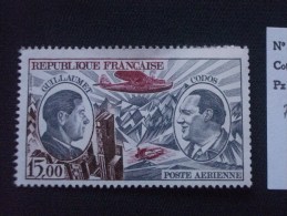 FRANCE  Aérien   *  *  De  1973    "   GUILLAUMET  Et  CODOS - Pionniers De La Poste   "   N° PA 48         1 Val . - 1960-.... Mint/hinged