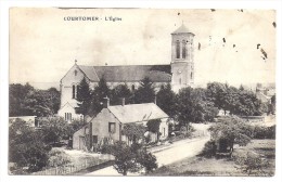 CPA Courtemer 61 Orne L Eglise écrite 1928 - Courtomer