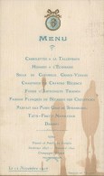 Menu/ Cassolettes à La Talleyrand / Berrier Et Milliet /Lyon / 1906      MENU80 - Menükarten