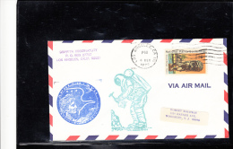 SPACE -   USA - 1972 - APOLLO XVII   COVER  WITH  LOS ANGELES   POSTMARK - Etats-Unis