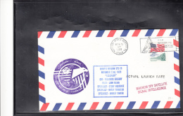 SPACE -   USA - 1989 - STS  33 SHUTTLE MAGNUM SPY SATELLITE  ACTGUAL LAUNCH DATE COVER   WITH  KENNEDY CENTRE  POSTMARK - Estados Unidos