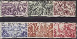 WALLIS Et FUTUNA 1946 Poste Aerienne PA 5 à 10  Série Du Tchad Au Rhin Neufs Avec  Charnière - Unused Stamps