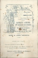 Menu/Syndicat National Du Commerce En Gros/ Banquet Annuel1/Musique Du 46éme RI/1908   MENU85 - Menükarten