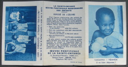 CALENDRIER DE POCHE ANNEE  - OEUVRE PONTIFICALE DE LA SAINTE ENFANCE - CALENDAR - Small : 1941-60