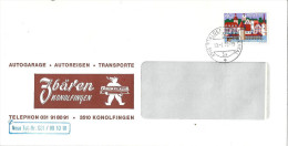 Motiv Brief  "Autogarage Autoreisen Zbären, Konolfingen"             1978 - Storia Postale