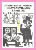 CPM  CHATEAUVILLAIN  4eme Foire Aux Collections , Dessin  De Lecuyer - Chateauvillain