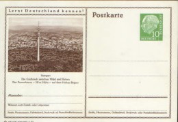 Germany/Federal Republic- Stationery Postcard Unused - P24 - Stuttgart,Fernsehturm - Postkarten - Ungebraucht