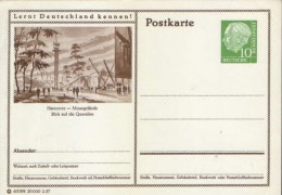 Germany/Federal Republic- Stationery Postcard Unused - P24 - Hannover ,Messegelände - Postcards - Mint