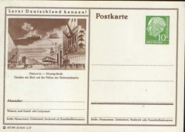 Germany/Federal Republic- Stationery Postcard Unused - P24 - Hannover ,Messegelände - Postcards - Mint